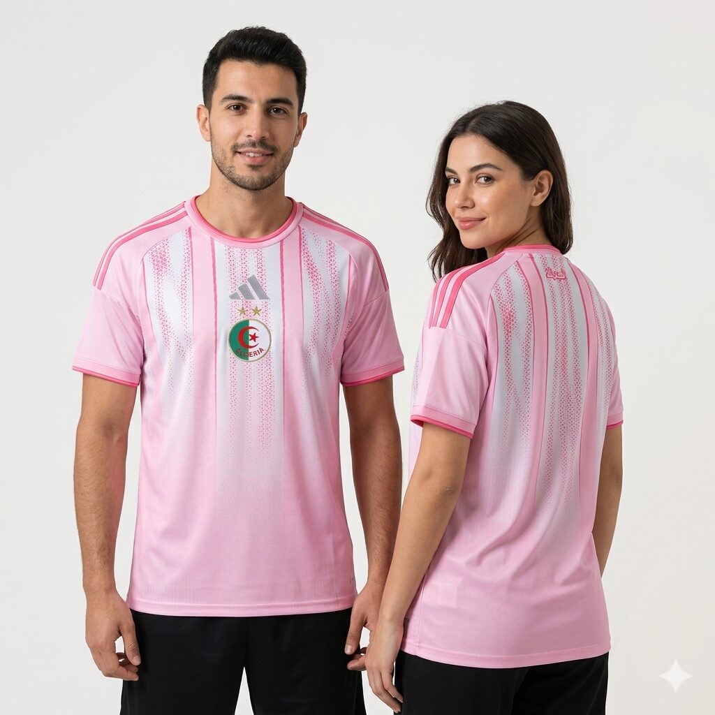 Maillot Algérie Concept 2026 Rose (Copie) MA2026-R1-1 - Original Algérie DZ Image de Maillot Algérie Concept 2026 Rose (Copie) MA2026-R1-1 - Original Algérie SPORTIFY.DZ